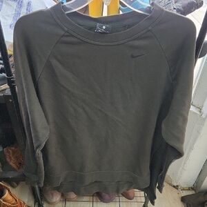Nike Dark Green  Sweatshirt with Logo